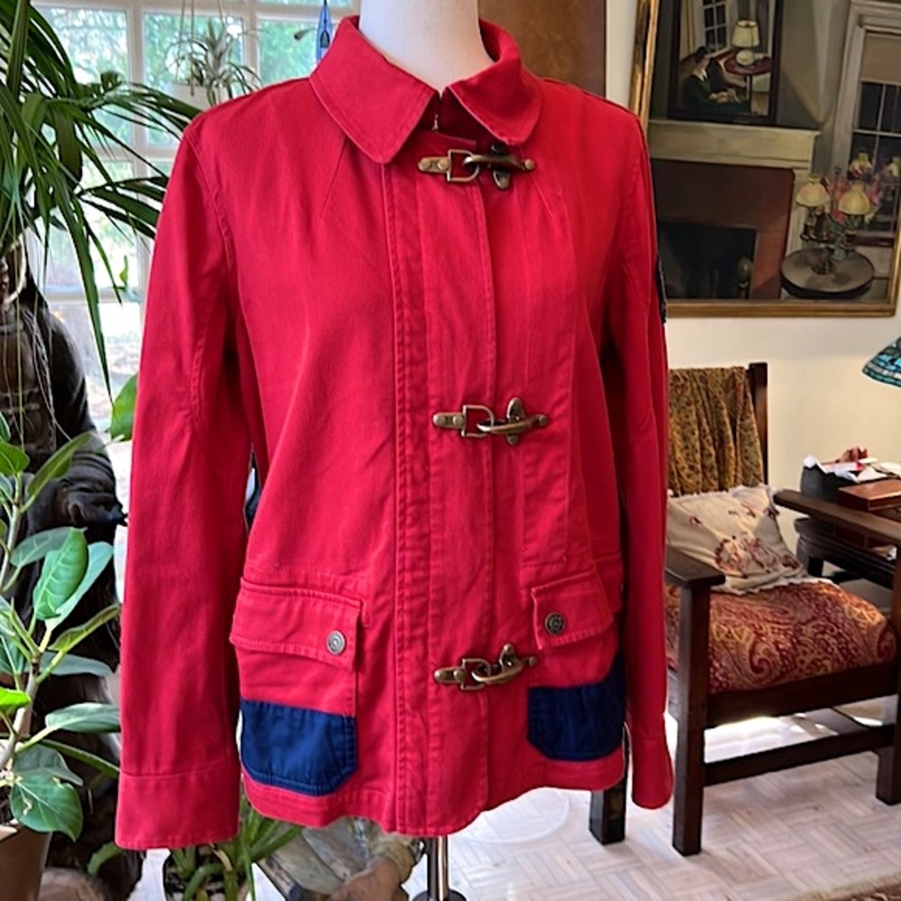 Ralph Lauren Jeans Co Red Denim Firemen’s Jacket